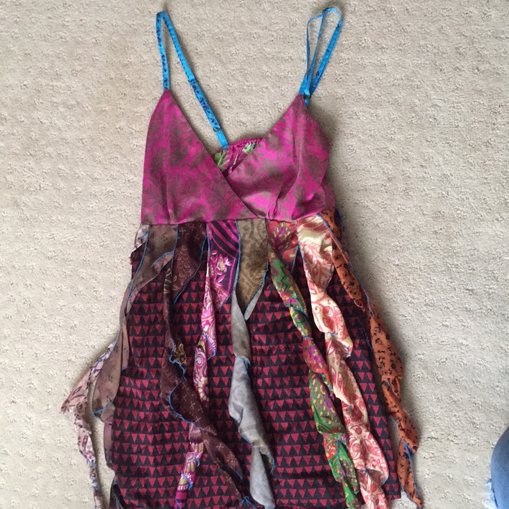 Flowy multi-patterned tank top